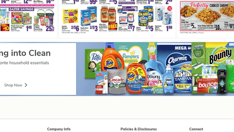 Albertsons P&G 'Spring into Clean' Digital Activity